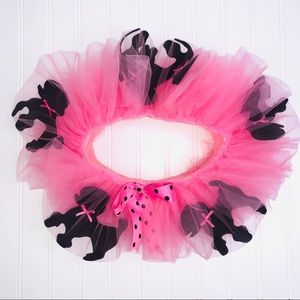 PUPPET WORKSHOP PINK TUTU WITH BLACK POODLES 🐩Item# 0001